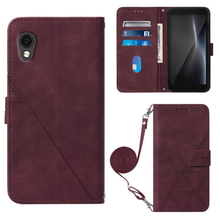 Custodia per cellulare in pelle con flip in rilievo 3D a tracolla, For ZTE ZMAX 11 Z6251, For Cubot Pocket, For Oukitel C31, For Tone E22