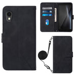 Custodia per cellulare in pelle con flip in rilievo 3D a tracolla, For ZTE ZMAX 11 Z6251, For Cubot Pocket, For Oukitel C31, For Tone E22