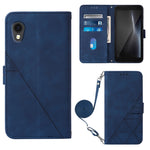 Custodia per cellulare in pelle con flip in rilievo 3D a tracolla, For ZTE ZMAX 11 Z6251, For Cubot Pocket, For Oukitel C31, For Tone E22