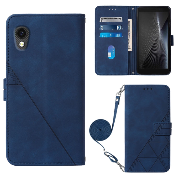 Custodia per cellulare in pelle con flip in rilievo 3D a tracolla, For ZTE ZMAX 11 Z6251, For Cubot Pocket, For Oukitel C31, For Tone E22