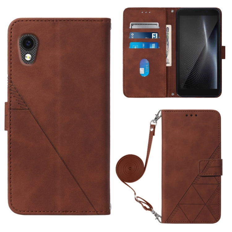 Custodia per cellulare in pelle con flip in rilievo 3D a tracolla, For ZTE ZMAX 11 Z6251, For Cubot Pocket, For Oukitel C31, For Tone E22