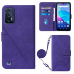 Custodia per cellulare in pelle con flip in rilievo 3D a tracolla, For ZTE ZMAX 11 Z6251, For Cubot Pocket, For Oukitel C31, For Tone E22