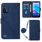 Custodia per cellulare in pelle con flip in rilievo 3D a tracolla, For ZTE ZMAX 11 Z6251, For Cubot Pocket, For Oukitel C31, For Tone E22