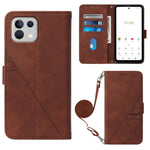 Custodia per cellulare in pelle con flip in rilievo 3D a tracolla, For ZTE ZMAX 11 Z6251, For Cubot Pocket, For Oukitel C31, For Tone E22