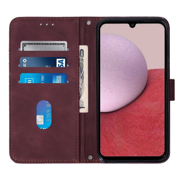 Custodia per cellulare in pelle con flip in rilievo 3D a tracolla, For Samsung Galaxy A14 5G, For Samsung Galaxy A22 5G JP Edition, For Samsung Galaxy A23E / A22E / A23S / A23 5G, For Samsung Galaxy S23 5G