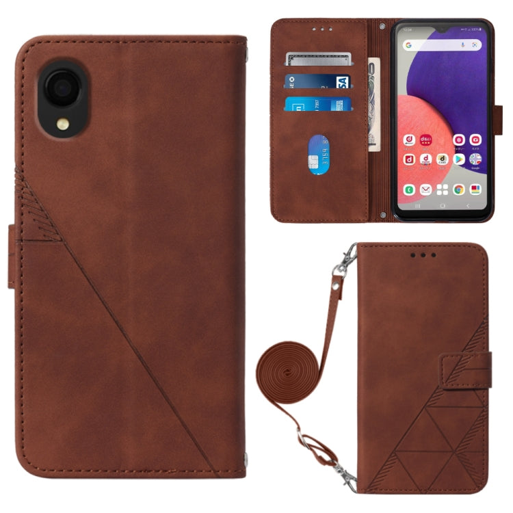 Custodia per cellulare in pelle con flip in rilievo 3D a tracolla, For Samsung Galaxy A14 5G, For Samsung Galaxy A22 5G JP Edition, For Samsung Galaxy A23E / A22E / A23S / A23 5G, For Samsung Galaxy S23 5G