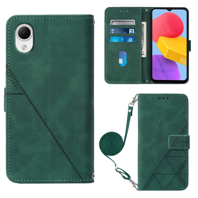 Custodia per cellulare in pelle con flip in rilievo 3D a tracolla, For Samsung Galaxy A14 5G, For Samsung Galaxy A22 5G JP Edition, For Samsung Galaxy A23E / A22E / A23S / A23 5G, For Samsung Galaxy S23 5G