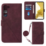 Custodia per cellulare in pelle con flip in rilievo 3D a tracolla, For Samsung Galaxy A14 5G, For Samsung Galaxy A22 5G JP Edition, For Samsung Galaxy A23E / A22E / A23S / A23 5G, For Samsung Galaxy S23 5G