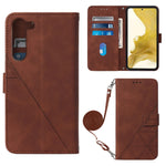 Custodia per cellulare in pelle con flip in rilievo 3D a tracolla, For Samsung Galaxy A14 5G, For Samsung Galaxy A22 5G JP Edition, For Samsung Galaxy A23E / A22E / A23S / A23 5G, For Samsung Galaxy S23 5G