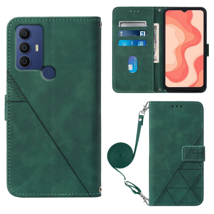 Custodia per cellulare in pelle con flip in rilievo 3D a tracolla, For Samsung Galaxy S23+ 5G, For Samsung Galaxy S23 Ultra 5G, For Sharp Aquos R7 / P7, For Sharp Aquos V6 Plus / V6