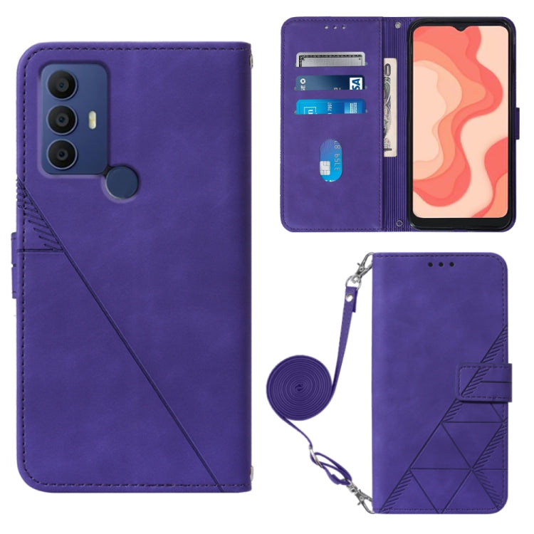 Custodia per cellulare in pelle con flip in rilievo 3D a tracolla, For Samsung Galaxy S23+ 5G, For Samsung Galaxy S23 Ultra 5G, For Sharp Aquos R7 / P7, For Sharp Aquos V6 Plus / V6