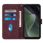 Custodia per cellulare in pelle con flip in rilievo 3D a tracolla, For Sharp Aquos Sense7 Plus, For Sharp Aquos Sense7 SH-V48, For Xiaomi Civi 2, For Xiaomi Redmi A1