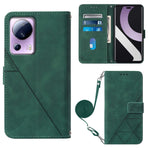Custodia per cellulare in pelle con flip in rilievo 3D a tracolla, For Sharp Aquos Sense7 Plus, For Sharp Aquos Sense7 SH-V48, For Xiaomi Civi 2, For Xiaomi Redmi A1