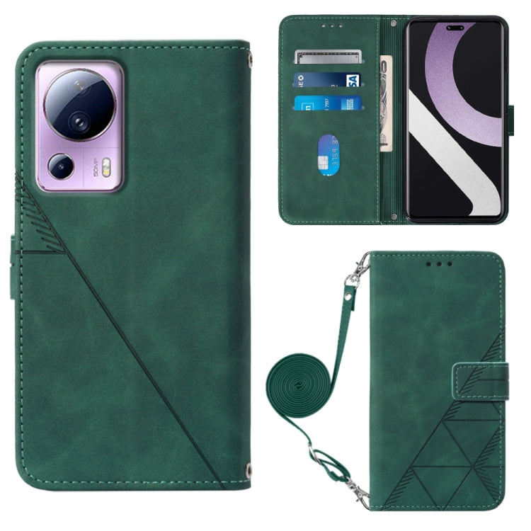 Custodia per cellulare in pelle con flip in rilievo 3D a tracolla, For Sharp Aquos Sense7 Plus, For Sharp Aquos Sense7 SH-V48, For Xiaomi Civi 2, For Xiaomi Redmi A1