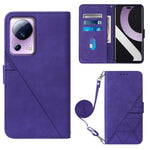 Custodia per cellulare in pelle con flip in rilievo 3D a tracolla, For Sharp Aquos Sense7 Plus, For Sharp Aquos Sense7 SH-V48, For Xiaomi Civi 2, For Xiaomi Redmi A1
