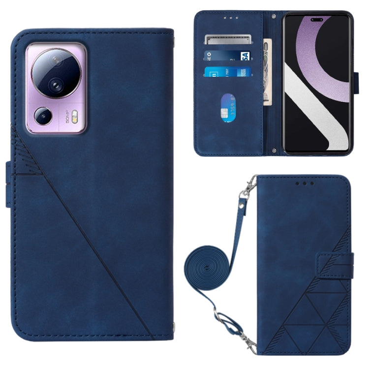 Custodia per cellulare in pelle con flip in rilievo 3D a tracolla, For Sharp Aquos Sense7 Plus, For Sharp Aquos Sense7 SH-V48, For Xiaomi Civi 2, For Xiaomi Redmi A1
