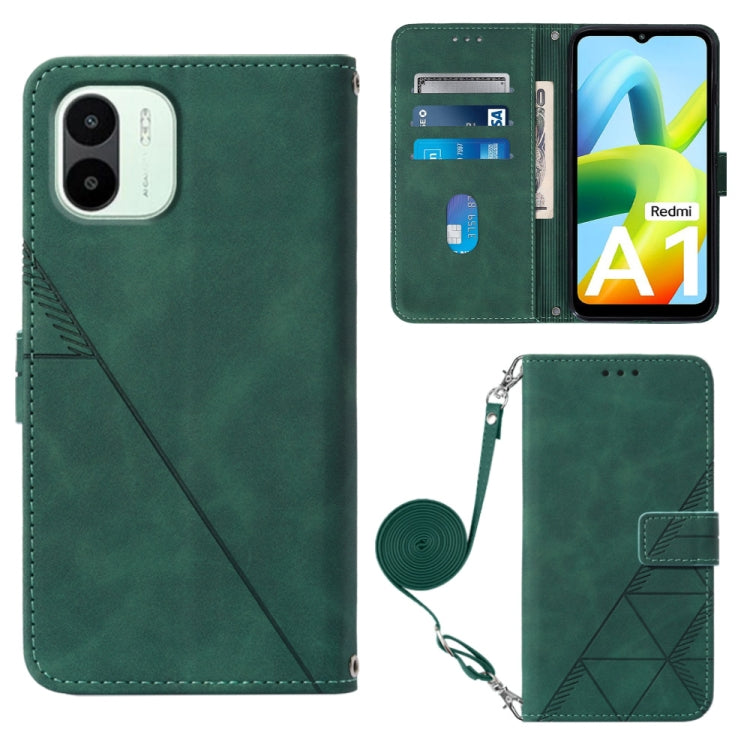 Custodia per cellulare in pelle con flip in rilievo 3D a tracolla, For Sharp Aquos Sense7 Plus, For Sharp Aquos Sense7 SH-V48, For Xiaomi Civi 2, For Xiaomi Redmi A1