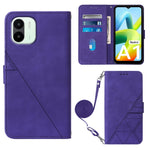 Custodia per cellulare in pelle con flip in rilievo 3D a tracolla, For Sharp Aquos Sense7 Plus, For Sharp Aquos Sense7 SH-V48, For Xiaomi Civi 2, For Xiaomi Redmi A1