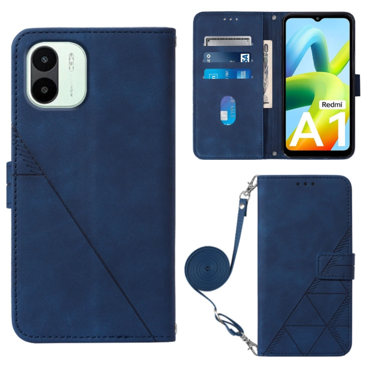 Custodia per cellulare in pelle con flip in rilievo 3D a tracolla, For Sharp Aquos Sense7 Plus, For Sharp Aquos Sense7 SH-V48, For Xiaomi Civi 2, For Xiaomi Redmi A1