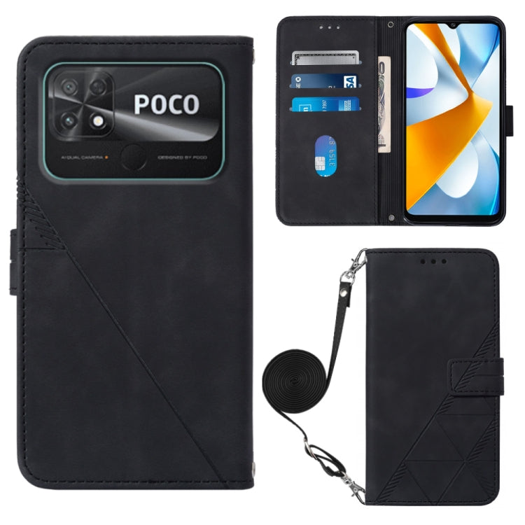 Custodia per cellulare in pelle con flip in rilievo 3D a tracolla, For Xiaomi Poco C40 Global, For Xiaomi 12 Ultra / 12S Ultra, For Xiaomi 12T / 12T Pro / Redmi K50 Ultra, For UMIDIGI A13 / A13 Pro / A13S