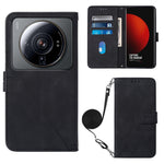 Custodia per cellulare in pelle con flip in rilievo 3D a tracolla, For Xiaomi Poco C40 Global, For Xiaomi 12 Ultra / 12S Ultra, For Xiaomi 12T / 12T Pro / Redmi K50 Ultra, For UMIDIGI A13 / A13 Pro / A13S