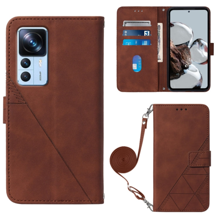 Custodia per cellulare in pelle con flip in rilievo 3D a tracolla, For Xiaomi Poco C40 Global, For Xiaomi 12 Ultra / 12S Ultra, For Xiaomi 12T / 12T Pro / Redmi K50 Ultra, For UMIDIGI A13 / A13 Pro / A13S