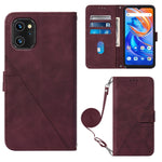 Custodia per cellulare in pelle con flip in rilievo 3D a tracolla, For Xiaomi Poco C40 Global, For Xiaomi 12 Ultra / 12S Ultra, For Xiaomi 12T / 12T Pro / Redmi K50 Ultra, For UMIDIGI A13 / A13 Pro / A13S