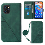 Custodia per cellulare in pelle con flip in rilievo 3D a tracolla, For Xiaomi Poco C40 Global, For Xiaomi 12 Ultra / 12S Ultra, For Xiaomi 12T / 12T Pro / Redmi K50 Ultra, For UMIDIGI A13 / A13 Pro / A13S