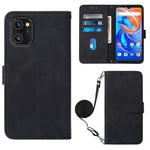 Custodia per cellulare in pelle con flip in rilievo 3D a tracolla, For Xiaomi Poco C40 Global, For Xiaomi 12 Ultra / 12S Ultra, For Xiaomi 12T / 12T Pro / Redmi K50 Ultra, For UMIDIGI A13 / A13 Pro / A13S
