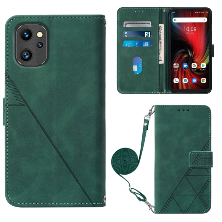 Custodia per cellulare in pelle con flip in rilievo 3D a tracolla, For UMIDIGI C1, For UMIDIGI F3 4G / F3 5G / F3 SE / F3S, For UMIDIGI G1, For UMIDIGI Power 7 Max