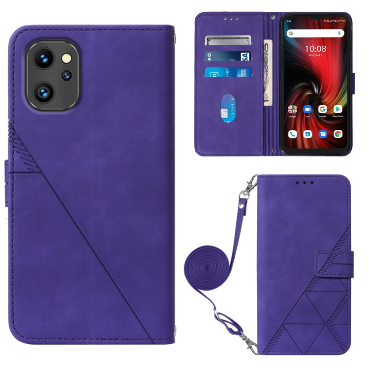 Custodia per cellulare in pelle con flip in rilievo 3D a tracolla, For UMIDIGI C1, For UMIDIGI F3 4G / F3 5G / F3 SE / F3S, For UMIDIGI G1, For UMIDIGI Power 7 Max