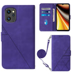 Custodia per cellulare in pelle con flip in rilievo 3D a tracolla, For UMIDIGI C1, For UMIDIGI F3 4G / F3 5G / F3 SE / F3S, For UMIDIGI G1, For UMIDIGI Power 7 Max