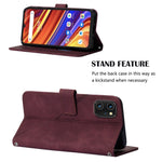 Custodia per cellulare in pelle con flip in rilievo 3D a tracolla, For UMIDIGI Power 7 / Power 7S