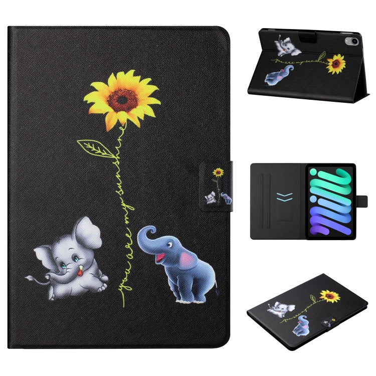 Custodia per tablet Smart in pelle con motivo a disegno colorato, For iPad 10th Gen 10.9 2022