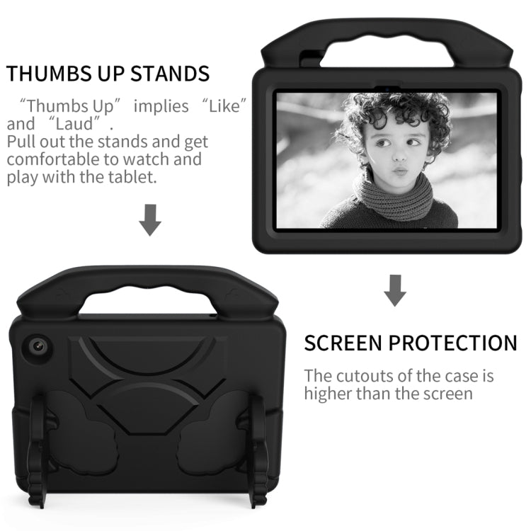 Custodia per tablet antiurto EVA per bambini con staffa per pollice, For Amazon Kindle Fire 7 2022