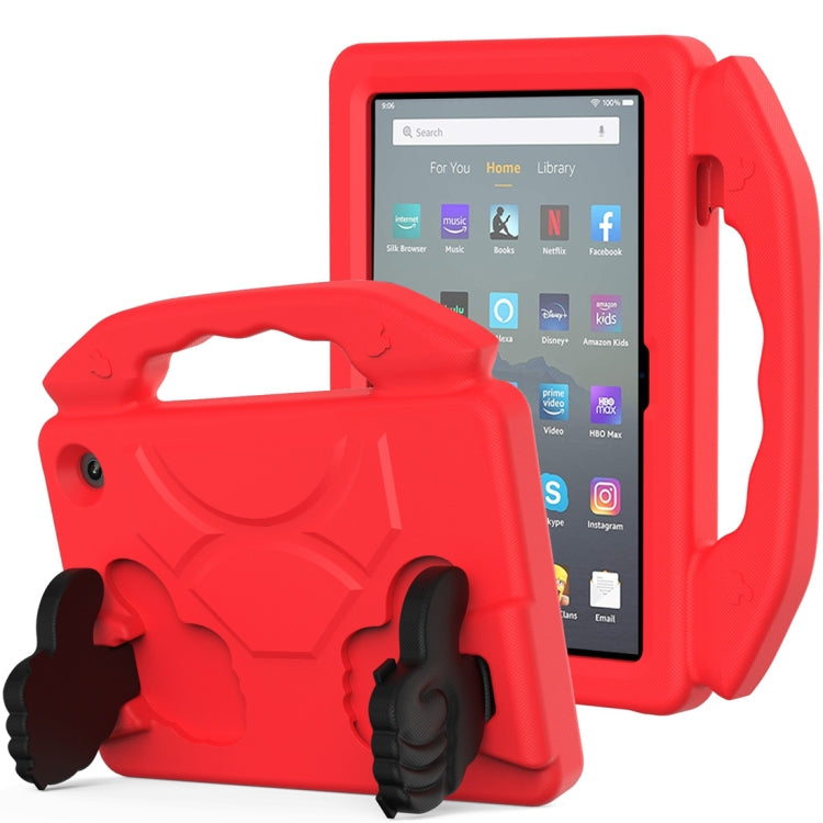 Custodia per tablet antiurto EVA per bambini con staffa per pollice, For Amazon Kindle Fire 7 2022