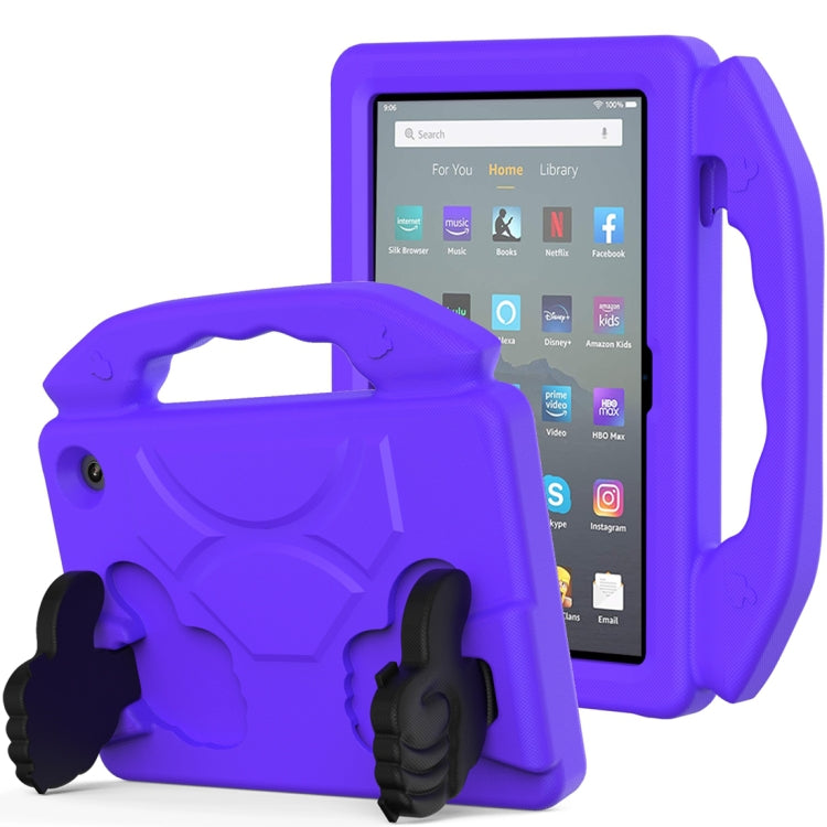 Custodia per tablet antiurto EVA per bambini con staffa per pollice, For Amazon Kindle Fire 7 2022
