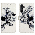 Custodia per telefono in pelle a vibrazione orizzontale con pittura 3D, For Samsung Galaxy A14 5G, For Samsung Galaxy S23 5G, For Samsung Galaxy S23+ 5G