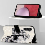 Custodia per telefono in pelle a vibrazione orizzontale con pittura 3D, For Samsung Galaxy A14 5G, For Samsung Galaxy S23 5G, For Samsung Galaxy S23+ 5G