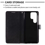 Custodia per telefono in pelle a vibrazione orizzontale con pittura 3D, For Samsung Galaxy S23 Ultra 5G