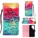 Custodia per telefono in pelle a vibrazione orizzontale con pittura 3D, For Samsung Galaxy S23 Ultra 5G