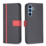 BF13 Custodia per telefono in pelle con trama incrociata abbinata al colore, For Samsung Galaxy A54 5G