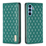 Custodia per telefono a conchiglia in pelle magnetica Diamond Lattice, For Samsung Galaxy A54 5G