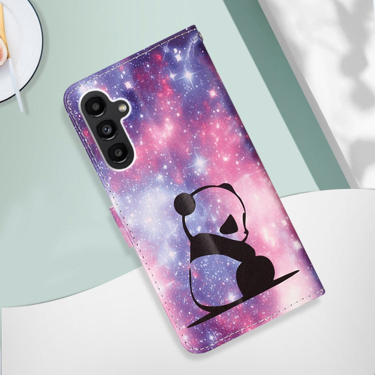 Custodia per telefono in pelle tinta unita con motivo a disegno colorato, For Samsung Galaxy A14 5G, For Samsung Galaxy S23 5G, For Samsung Galaxy S23+ 5G