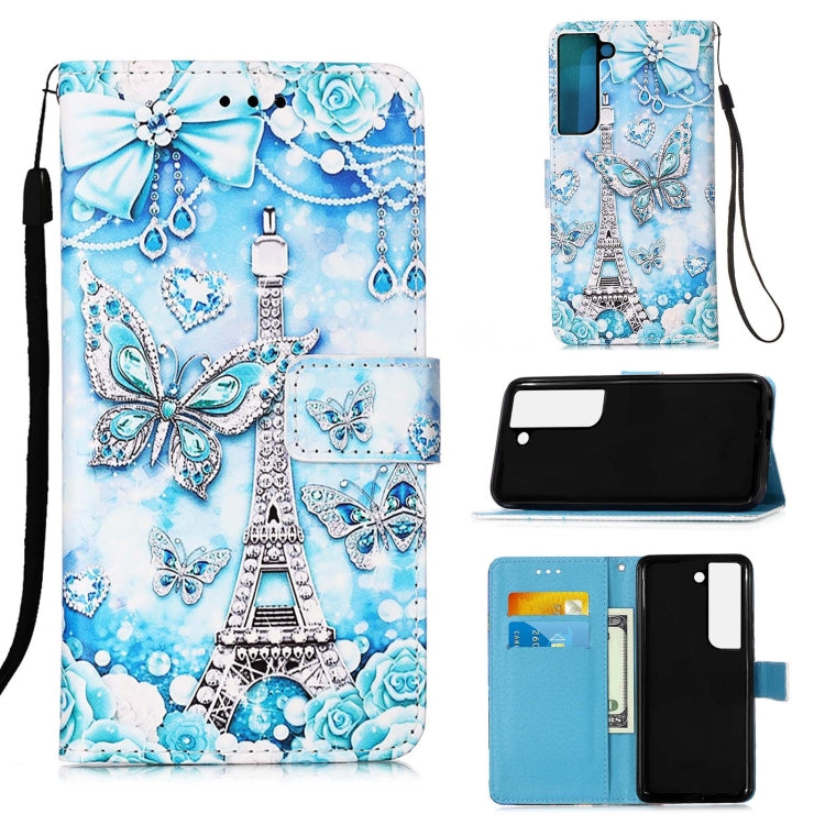 Custodia per telefono in pelle tinta unita con motivo a disegno colorato, For Samsung Galaxy A14 5G, For Samsung Galaxy S23 5G, For Samsung Galaxy S23+ 5G