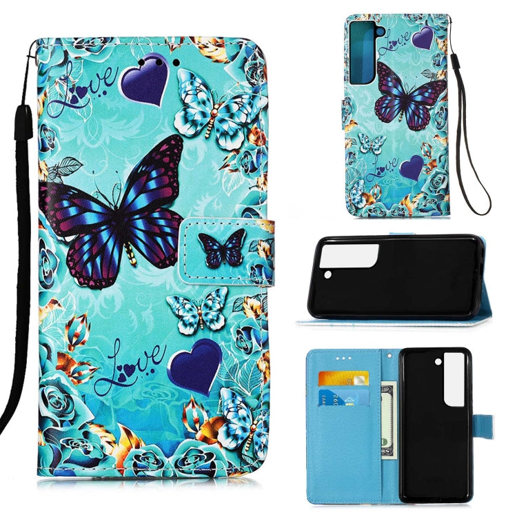 Custodia per telefono in pelle tinta unita con motivo a disegno colorato, For Samsung Galaxy A14 5G, For Samsung Galaxy S23 5G, For Samsung Galaxy S23+ 5G