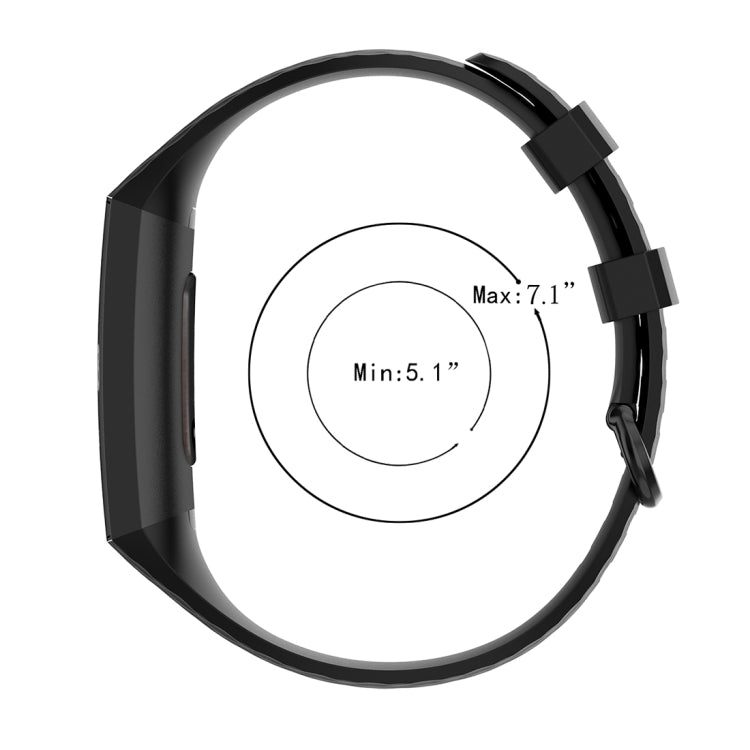 Cinturino per cinturino da polso in TPU con fibbia colorata per Fitbit Charge 4 / Charge 3 / Charge 3 SE, Size: S