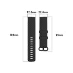 Cinturino per cinturino da polso in TPU con fibbia colorata per Fitbit Charge 4 / Charge 3 / Charge 3 SE, Size: S