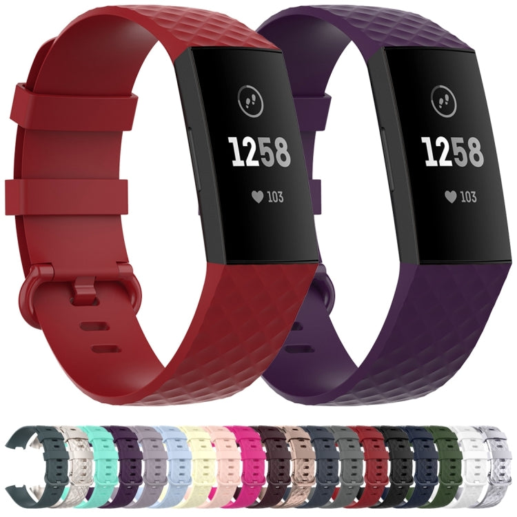 Cinturino per cinturino da polso in TPU con fibbia colorata per Fitbit Charge 4 / Charge 3 / Charge 3 SE, Size: S