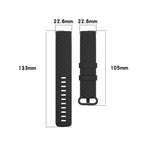 Cinturino in TPU con fibbia colorata per Fitbit Charge 4/3 L